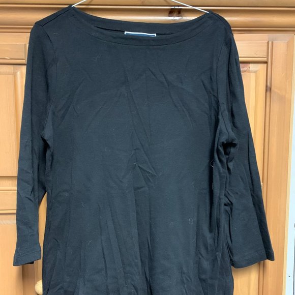 Karen Scott Medium Long Sleeve Black Dress - Picture 1 of 3